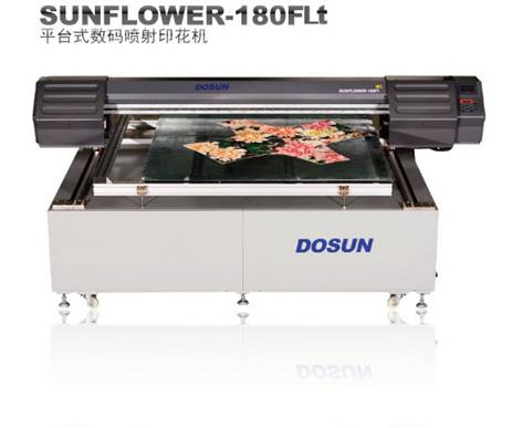 1440dpi Digital Tekstil Flatbed Printer, Kain Flatbed Digital Printing Mesin 1.100 mm x 1.400 mm 0